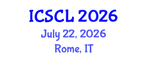 International Conference on Sociology, Criminology and Law (ICSCL) July 22, 2026 - Rome, Italy