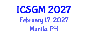 International Conference on Sociology, Gender and Media (ICSGM) February 17, 2027 - Manila, Philippines International Conference on Sociology, Gender and Media (ICSGM) February 17, 2027 - Manila, Philippines