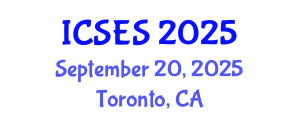 International Conference on Sociology of Education and Socialization (ICSES) September 20, 2025 - Toronto, Canada