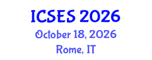 International Conference on Sociology of Education and Society (ICSES) October 18, 2026 - Rome, Italy