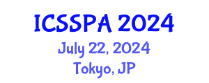International Conference on Sociology of Sport and Physical Activity (ICSSPA) July 22, 2024 - Tokyo, Japan