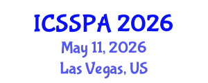 International Conference on Sociology of Sport and Physical Activity (ICSSPA) May 11, 2026 - Las Vegas, United States International Conference on Sociology of Sport and Physical Activity (ICSSPA) May 11, 2026 - Las Vegas, United States