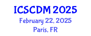 International Conference on Soft Computing and Data Mining (ICSCDM) February 22, 2025 - Paris, France