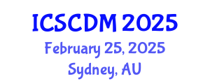 International Conference on Soft Computing and Data Mining (ICSCDM) February 25, 2025 - Sydney, Australia