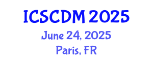 International Conference on Soft Computing and Data Mining (ICSCDM) June 24, 2025 - Paris, France