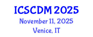 International Conference on Soft Computing and Data Mining (ICSCDM) November 11, 2025 - Venice, Italy