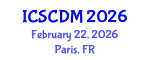 International Conference on Soft Computing and Data Mining (ICSCDM) February 22, 2026 - Paris, France