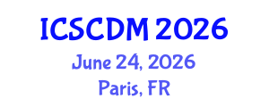 International Conference on Soft Computing and Data Mining (ICSCDM) June 24, 2026 - Paris, France