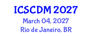 International Conference on Soft Computing and Data Mining (ICSCDM) March 04, 2027 - Rio de Janeiro, Brazil