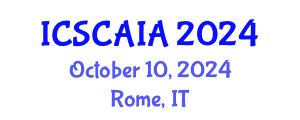 International Conference on Soft Computing, Artificial Intelligence and Applications (ICSCAIA) October 10, 2024 - Rome, Italy