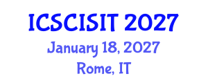 International Conference on Soft Computing, Intelligent Systems and Information Technology (ICSCISIT) January 18, 2027 - Rome, Italy International Conference on Soft Computing, Intelligent Systems and Information Technology (ICSCISIT) January 18, 2027 - Rome, Italy