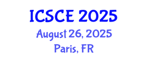 International Conference on Software and Computer Engineering (ICSCE) August 26, 2025 - Paris, France