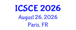 International Conference on Software and Computer Engineering (ICSCE) August 26, 2026 - Paris, France