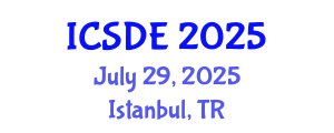 International Conference on Software and Data Engineering (ICSDE) July 29, 2025 - Istanbul, Turkey