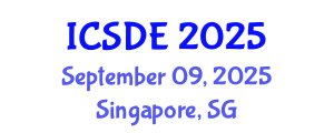 International Conference on Software and Data Engineering (ICSDE) September 09, 2025 - Singapore, Singapore