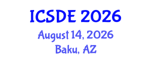 International Conference on Software and Data Engineering (ICSDE) August 14, 2026 - Baku, Azerbaijan International Conference on Software and Data Engineering (ICSDE) August 14, 2026 - Baku, Azerbaijan