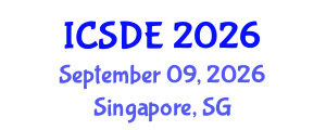 International Conference on Software and Data Engineering (ICSDE) September 09, 2026 - Singapore, Singapore