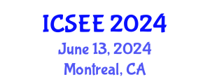 International Conference on Software and Electrical Engineering (ICSEE) June 13, 2024 - Montreal, Canada