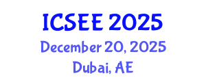 International Conference on Software and Electrical Engineering (ICSEE) December 20, 2025 - Dubai, United Arab Emirates