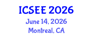 International Conference on Software and Electrical Engineering (ICSEE) June 14, 2026 - Montreal, Canada