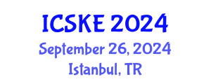 International Conference on Software and Knowledge Engineering (ICSKE) September 26, 2024 - Istanbul, Turkey