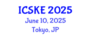 International Conference on Software and Knowledge Engineering (ICSKE) June 10, 2025 - Tokyo, Japan