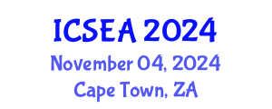 International Conference on Software Engineering and Applications (ICSEA) November 04, 2024 - Cape Town, South Africa