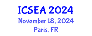 International Conference on Software Engineering and Applications (ICSEA) November 18, 2024 - Paris, France