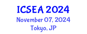 International Conference on Software Engineering and Applications (ICSEA) November 07, 2024 - Tokyo, Japan