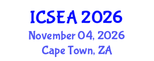 International Conference on Software Engineering and Applications (ICSEA) November 04, 2026 - Cape Town, South Africa