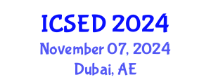 International Conference on Software Engineering and Design (ICSED) November 07, 2024 - Dubai, United Arab Emirates