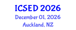 International Conference on Software Engineering and Design (ICSED) December 01, 2026 - Auckland, New Zealand International Conference on Software Engineering and Design (ICSED) December 01, 2026 - Auckland, New Zealand