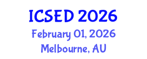 International Conference on Software Engineering and Design (ICSED) February 01, 2026 - Melbourne, Australia