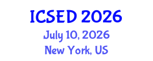 International Conference on Software Engineering and Design (ICSED) July 10, 2026 - New York, United States International Conference on Software Engineering and Design (ICSED) July 10, 2026 - New York, United States