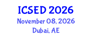 International Conference on Software Engineering and Design (ICSED) November 08, 2026 - Dubai, United Arab Emirates