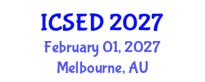 International Conference on Software Engineering and Design (ICSED) February 01, 2027 - Melbourne, Australia International Conference on Software Engineering and Design (ICSED) February 01, 2027 - Melbourne, Australia