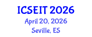 International Conference on Software Engineering and Information Technology (ICSEIT) April 20, 2026 - Seville, Spain International Conference on Software Engineering and Information Technology (ICSEIT) April 20, 2026 - Seville, Spain