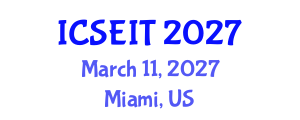 International Conference on Software Engineering and Information Technology (ICSEIT) March 11, 2027 - Miami, United States International Conference on Software Engineering and Information Technology (ICSEIT) March 11, 2027 - Miami, United States