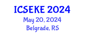 International Conference on Software Engineering and Knowledge Engineering (ICSEKE) May 20, 2024 - Belgrade, Serbia