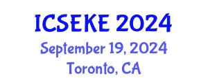 International Conference on Software Engineering and Knowledge Engineering (ICSEKE) September 19, 2024 - Toronto, Canada