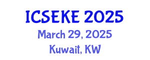 International Conference on Software Engineering and Knowledge Engineering (ICSEKE) March 29, 2025 - Kuwait, Kuwait