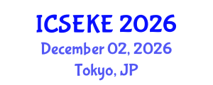 International Conference on Software Engineering and Knowledge Engineering (ICSEKE) December 02, 2026 - Tokyo, Japan International Conference on Software Engineering and Knowledge Engineering (ICSEKE) December 02, 2026 - Tokyo, Japan