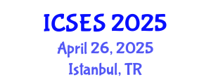 International Conference on Software Engineering and Systems (ICSES) April 26, 2025 - Istanbul, Turkey