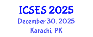 International Conference on Software Engineering and Systems (ICSES) December 30, 2025 - Karachi, Pakistan