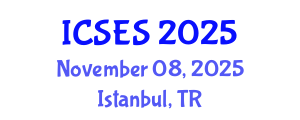 International Conference on Software Engineering and Systems (ICSES) November 08, 2025 - Istanbul, Turkey
