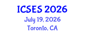 International Conference on Software Engineering and Systems (ICSES) July 19, 2026 - Toronto, Canada