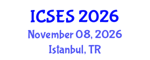 International Conference on Software Engineering and Systems (ICSES) November 08, 2026 - Istanbul, Turkey