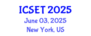International Conference on Software Engineering and Technology (ICSET) June 03, 2025 - New York, United States