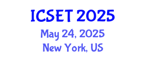 International Conference on Software Engineering and Technology (ICSET) May 24, 2025 - New York, United States
