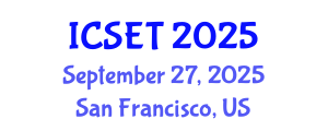 International Conference on Software Engineering and Technology (ICSET) September 27, 2025 - San Francisco, United States